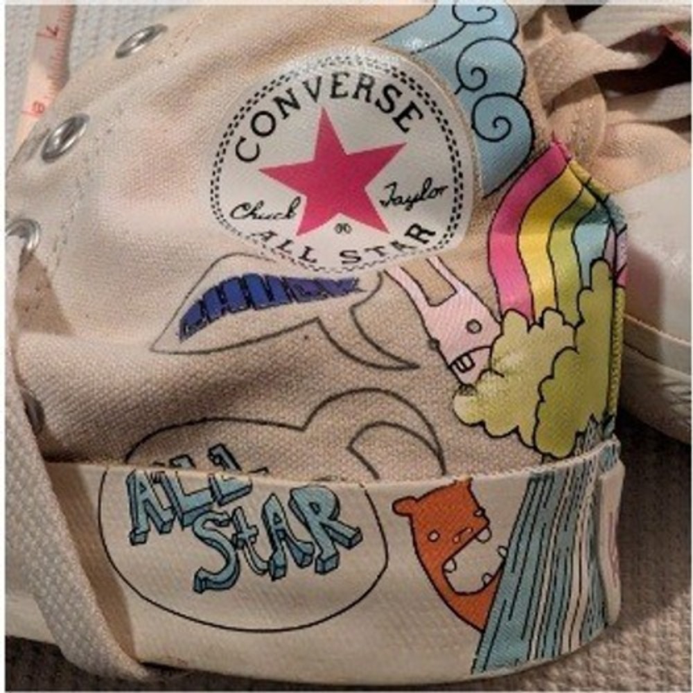 Converse Chuck Taylor All Star High Top Doodle Graphic Sneakers Unisex